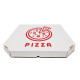Коробка для піци c малюнком Pizza 320Х320Х30 мм (Червона печатка)