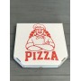 Коробка для пиццы с рисунком Cook 250х250х30 мм (Красная печать)