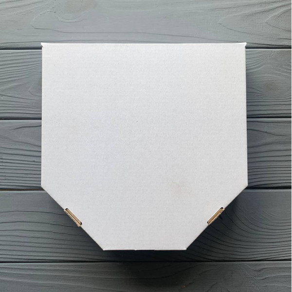 Коробка для піци біла 200х200х50мм (100шт/уп)