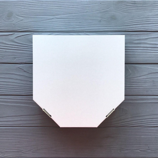 Коробка для піци біла 210х210х33 мм (100шт)