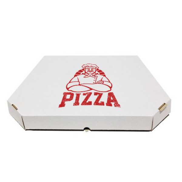 Коробка для піци c малюнком Cook 320Х320Х30 мм (Червона печатка)