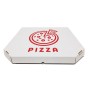 Коробка для пиццы с рисунком Pizza 400Х400Х40 мм (Красная печать)