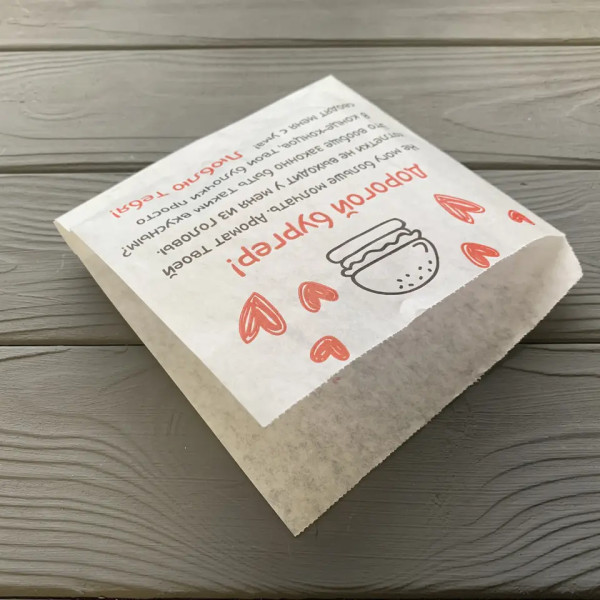 Упаковка бумажная для Бургера 71Ф (140x140 мм)