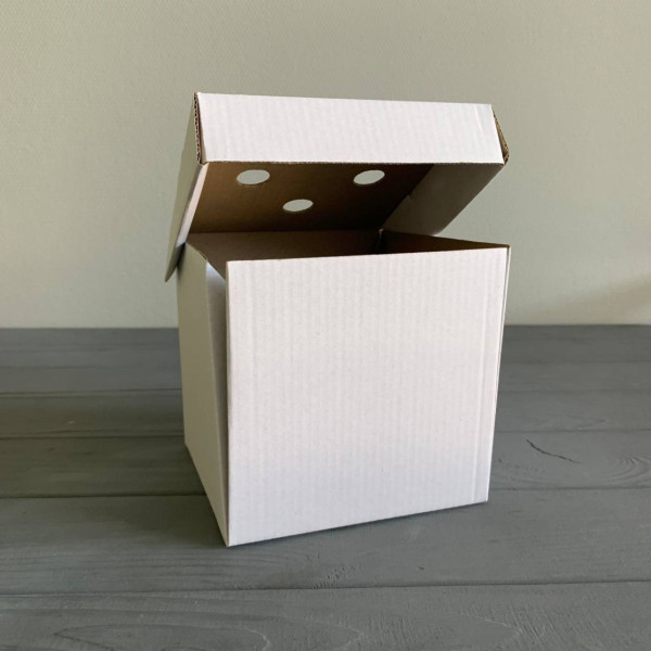 Бокс для бургера білий 120х120х120 мм (від 10 шт)