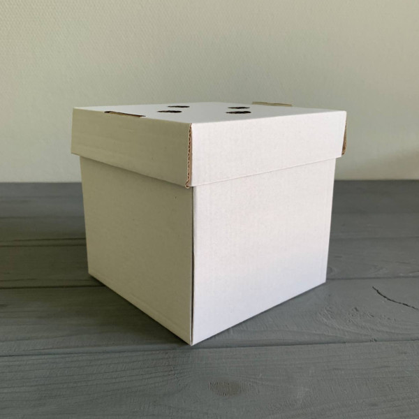 Бокс для бургера білий 120х120х120 мм (від 10 шт)