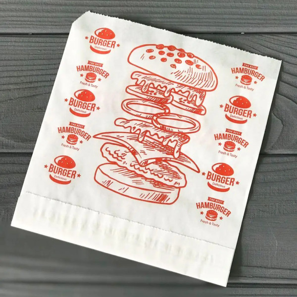 Упаковка бумажная  для Бургера 64Ф (140x140 мм)