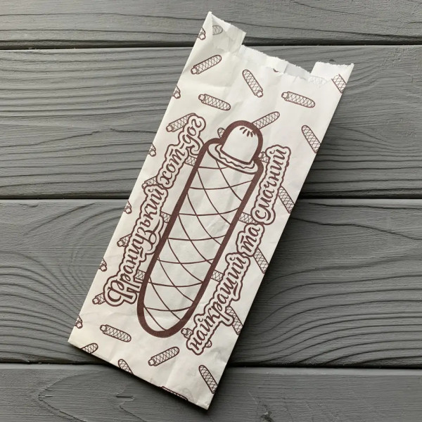 Упаковка для французских хот догов 40Ф.