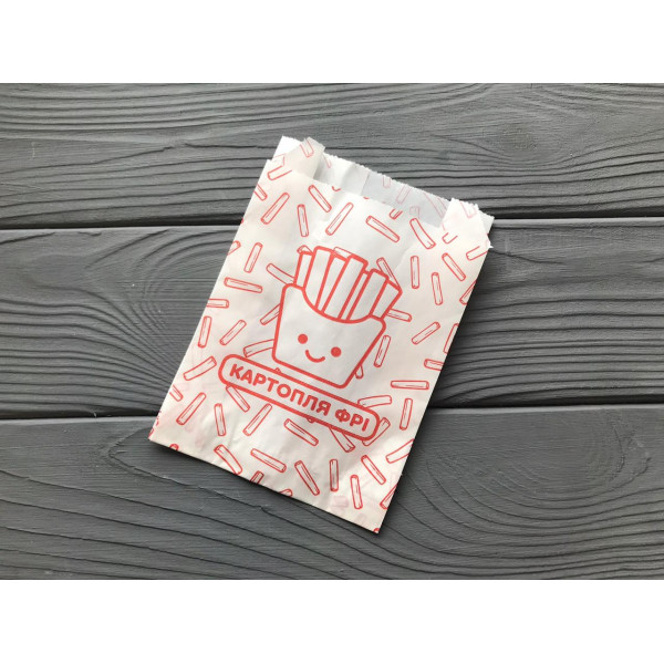 Упаковка для картоплі фрі велика (150-200г) 220Ф