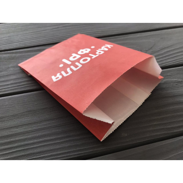 Упаковка для картоплі фрі велика 400Ф