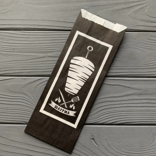 Упаковка для Шаурми 230х90х50 мм 40гр/м2 500Ф (середня щільність)