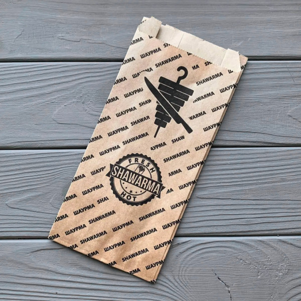 Упаковка для шаурмы 230х100х40 мм 195Ф (максимальная плотность)
