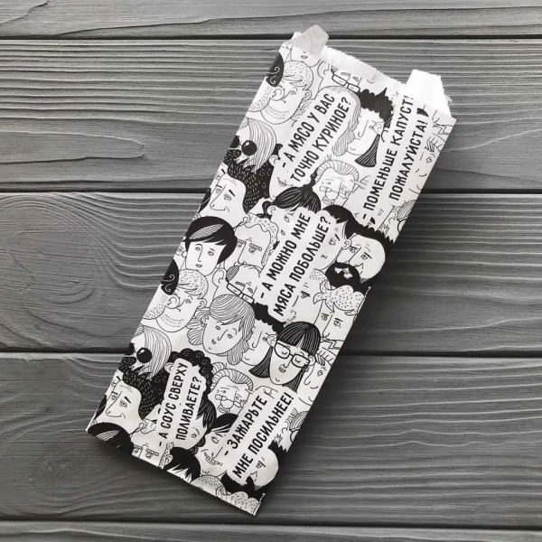 Упаковка для шаурмы 220х90х50 мм 1400Ф (максимальная плотность)
