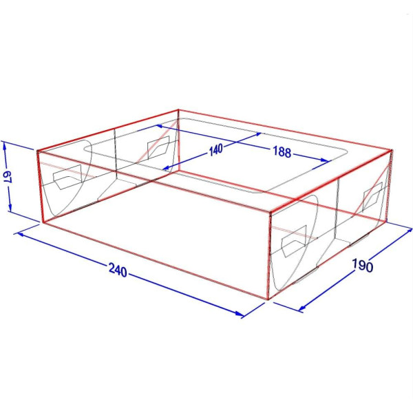 Коробка для суші "МЕГА" Біла