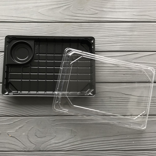 Суши-бокс 2 рола + місце під соусник 332C50+32PK (600шт/ящ)