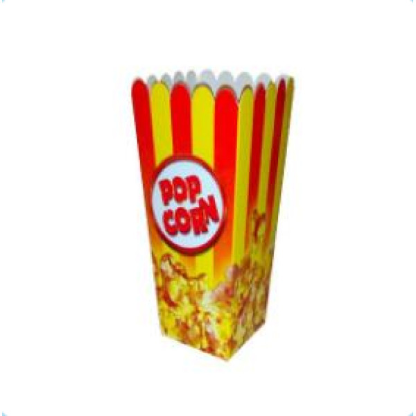 Коробочка для попкорну 0.7 л.(червоно-жовта)