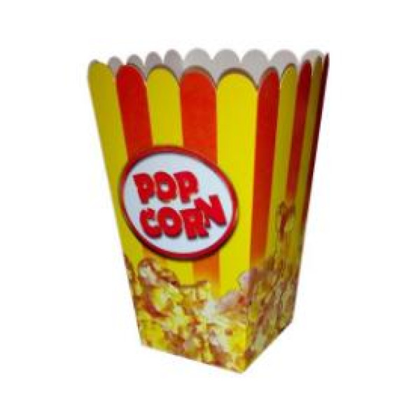 Коробочка для попкорну 1л. (червоно-жовта)