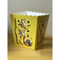 Коробочка для попкорну 2.5 л. Жовта