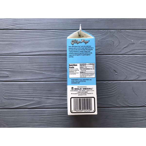 Добавка для попкорну ожина GlazePop, Америка 800 г