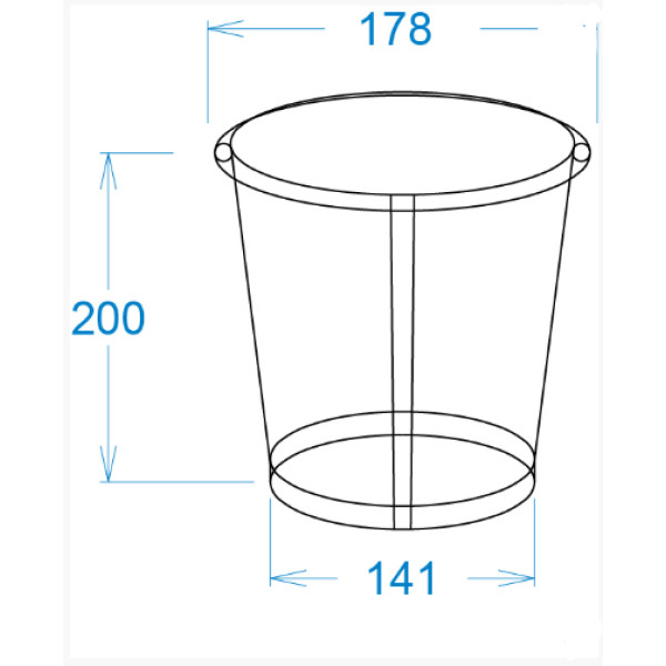 Стакан для попкорну 4 Л