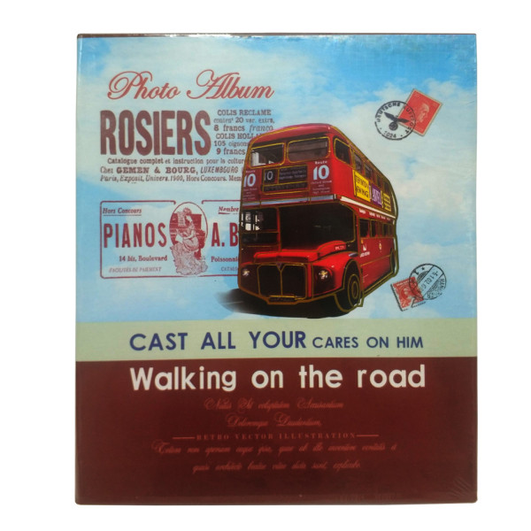 Фотоальбом дитячий 6669 40 фотографій 10*15см  Бежевий (6669(Burgundy))