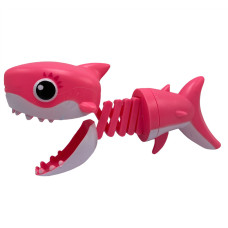 Робопістолет механічний "Акула" 521 з безпечних матеріалів Рожевий (521(Pink))