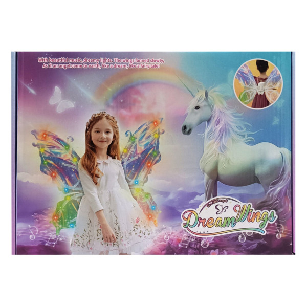 Дитячі карнавальні крила "Метелик" 85054E музика, світло, рухливі (85054E)