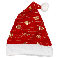 Шапка новорічна "Санта-Клауса" 6241-6-2 з іграшками (6241-6-2)