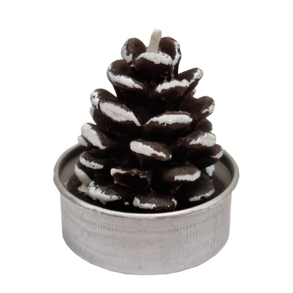 Новорічна свічка "Шишка" 10-77-1 розмір свічки 3,5х5 см (10-77-1)