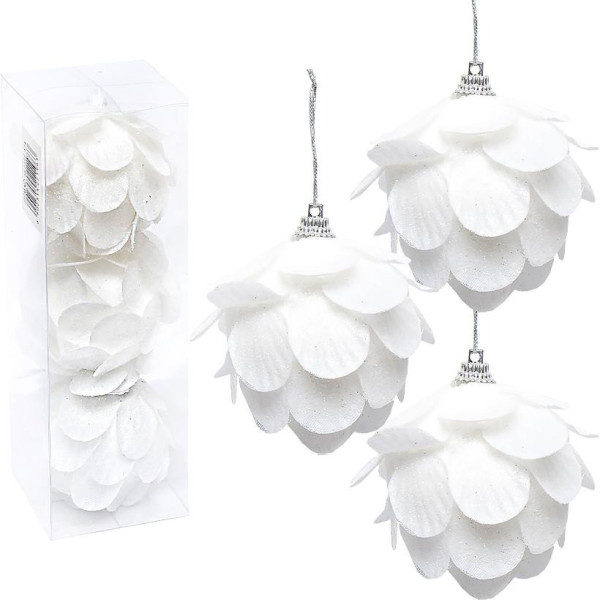 Набор елочных игрушек "Шишки" HL23SF-174, 3 шт(HL23SF-174)