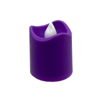 Декоративна свічка LED з полум'ям 12-67C(Violet) 4 см, фіолетовий (12-67C(Violet))