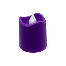 Декоративна свічка LED з полум'ям 12-67C(Violet) 4 см, фіолетовий (12-67C(Violet))