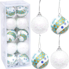 Набір ялинкових іграшок "Кулі" 2023-160 (116515) в наборі 20 шт по 5 см (2023-161)