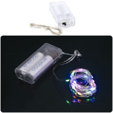 Декоративна гірлянда "Роса" RJ-01 на батарейках 20 лампочок 2 метри (RJ-01)