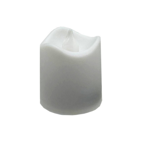 Декоративна свічка LED з полум'ям 12-67C(White) 4 см, білий (12-67C(White))