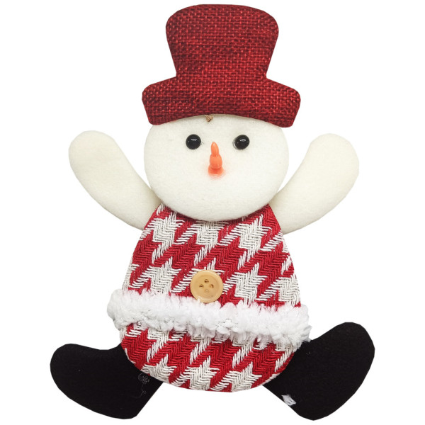 Новорічна прикраса з фетру "Сніговик" HL23YF-133A/B/C (HL23YF-133A/B/C)