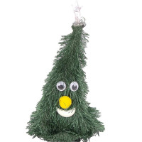 Іграшка механічна "Ялинка" СХ-8, музика, танець, зеленого кольору (СХ-8)