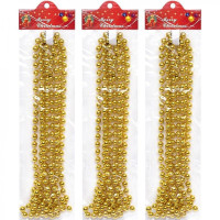 Декоративные новогодние бусы на ёлку 10мм XYA07-2.7 м(XYA07)