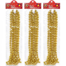 Декоративні новорічні намиста на ялинку 10мм XYA07-2.7 м (XYA07)