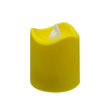 Декоративна свічка LED з полум'ям 12-67C(Yellow) 4 см, жовтий (12-67C(Yellow))