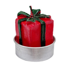 Новорічна свічка "Подаруночок" 10-77-3 розмір свічки 3,5х5 см (10-77-3)