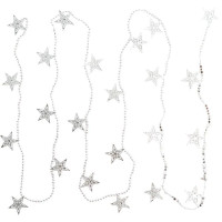Декоративное ожерелье на елку "Звездочки" XYA-319 размер 2,7 м(XYA-319)