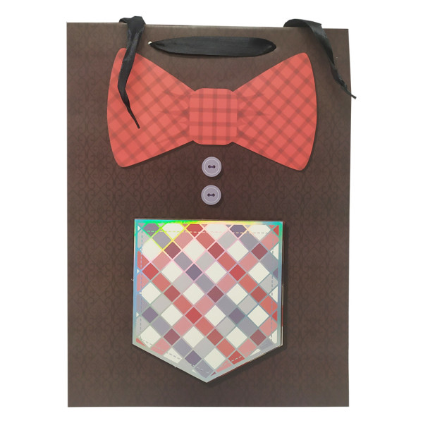 Подарочный пакет "Джентельмен" 2379L, 40 х 30 х 0,1 Вид 1(2379L-1)