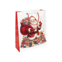Подарунковий пакет "Новий Рік з Сантою" JA25-156-4 32х44х11 см (JA25-156-4)