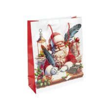 Подарунковий пакет "Новий Рік з Сантою" JA25-156-1 32х44х11 см (JA25-156-1)