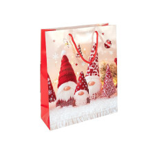 Пакет подарунковий "Новий Рік" 2575-4 розмір 32х44х11 см  (2575-4)