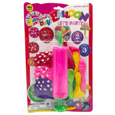 Набір Повітряних кульок MK5480 насос, 14 шт, на аркуші Рожевий (MK5480(Pink))