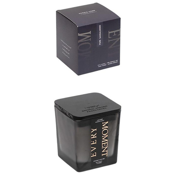 Ароматична свічка "Love home" AXW2027-1(Pure Sandalwood) у скляному стакані з кришечкою  (AXW2027-1(Pure Sandalwood)