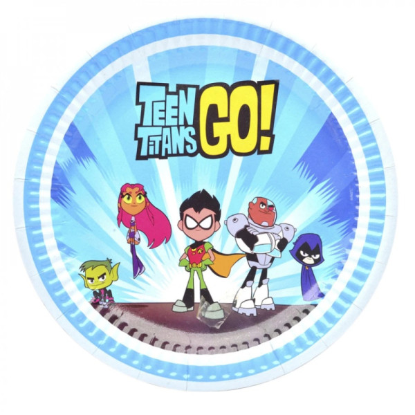 Набір паперових тарілок "Титани" 7038-0052, 10 шт. (7038-0052)