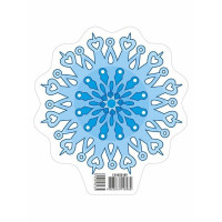 Прикраса для оформлення інтер'єру "Сніжинка 3" 13105218 (13105218)