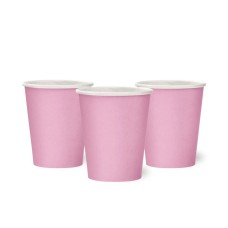 Набір паперових склянок світло-рожевих 7036-0077, 10 шт